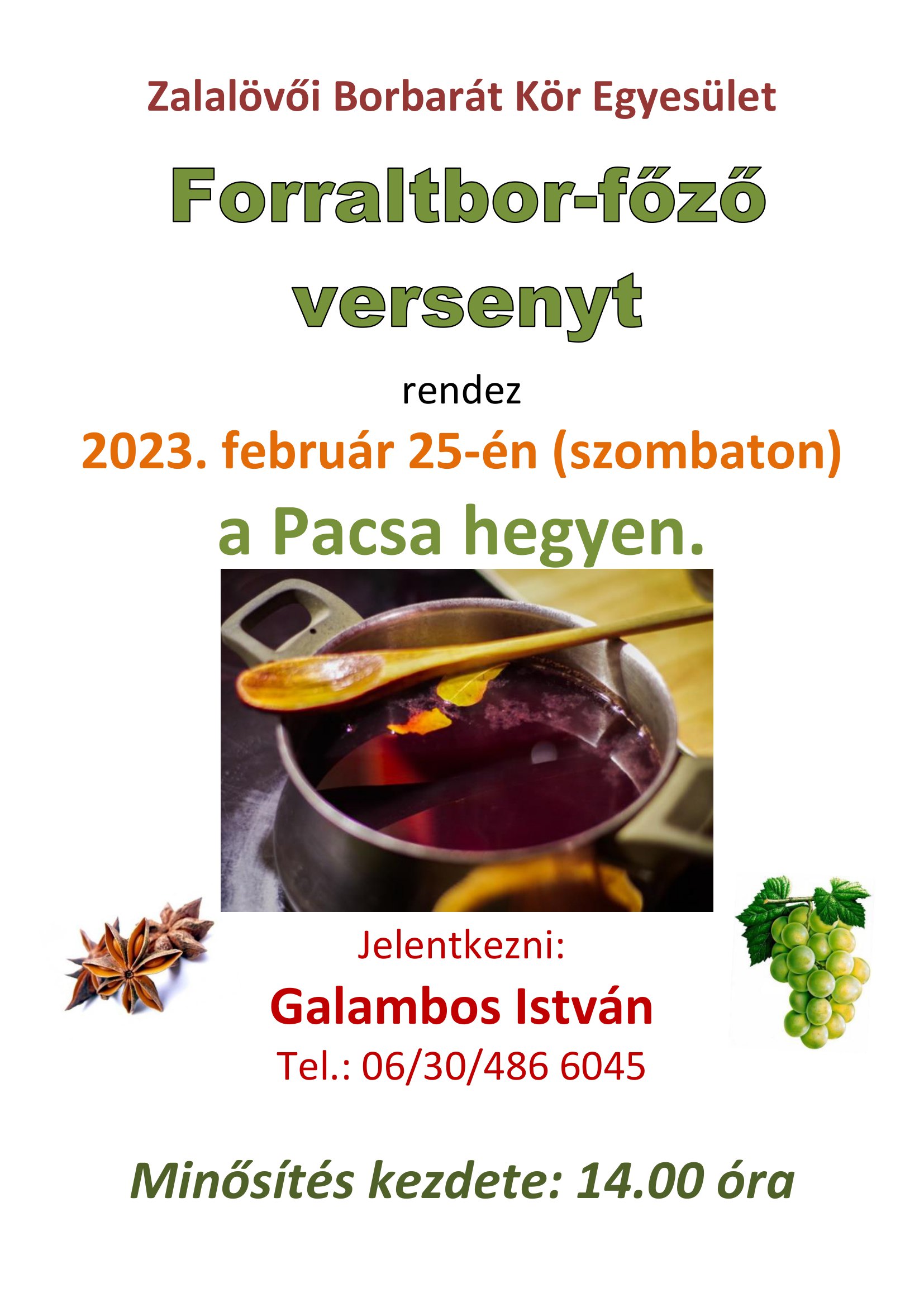 Forraltbor-főző verseny Pacsa hegyen