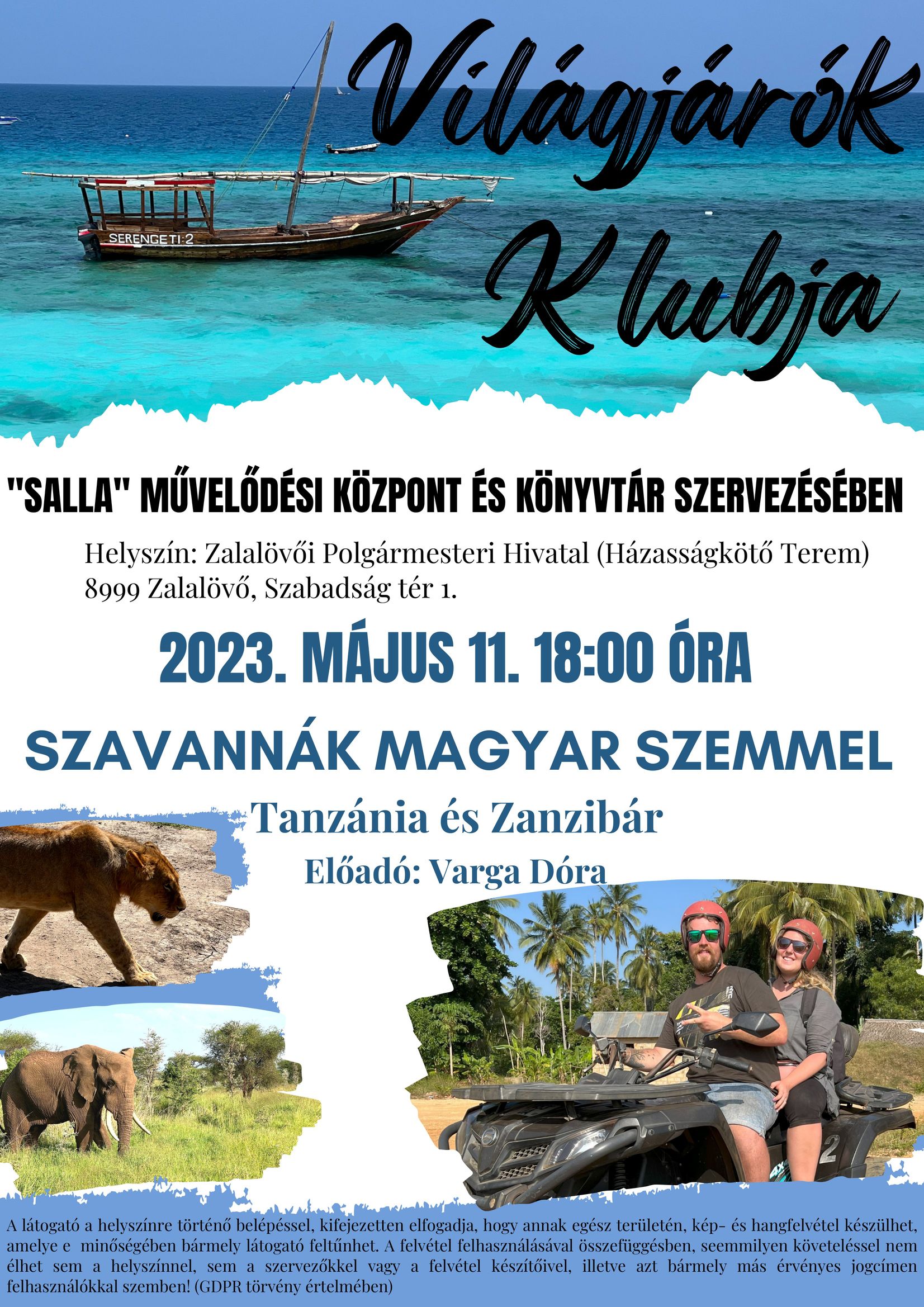 Világjárók Klubja – Szavannák magyar szemmel