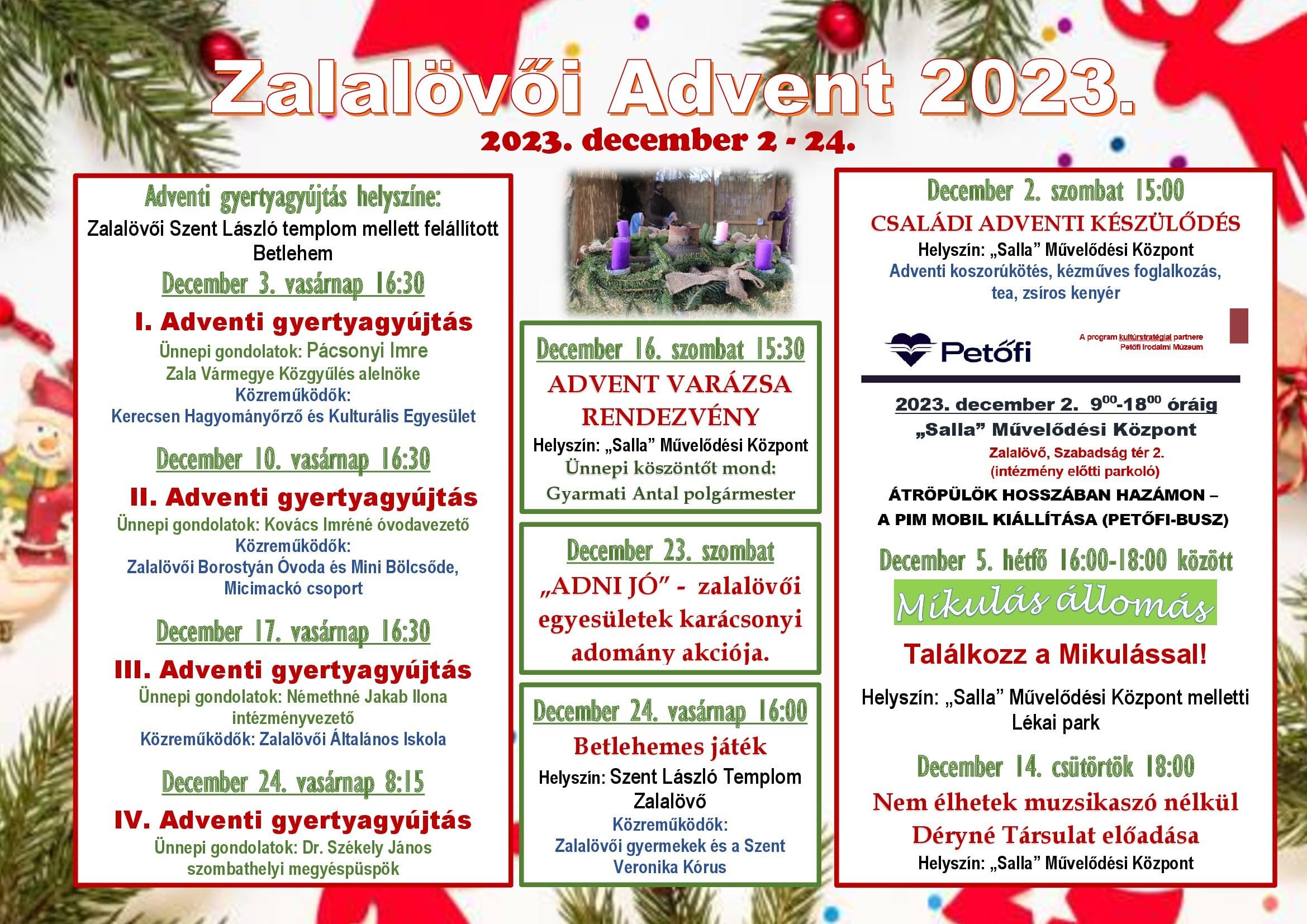 Zalalövői Advent 2023