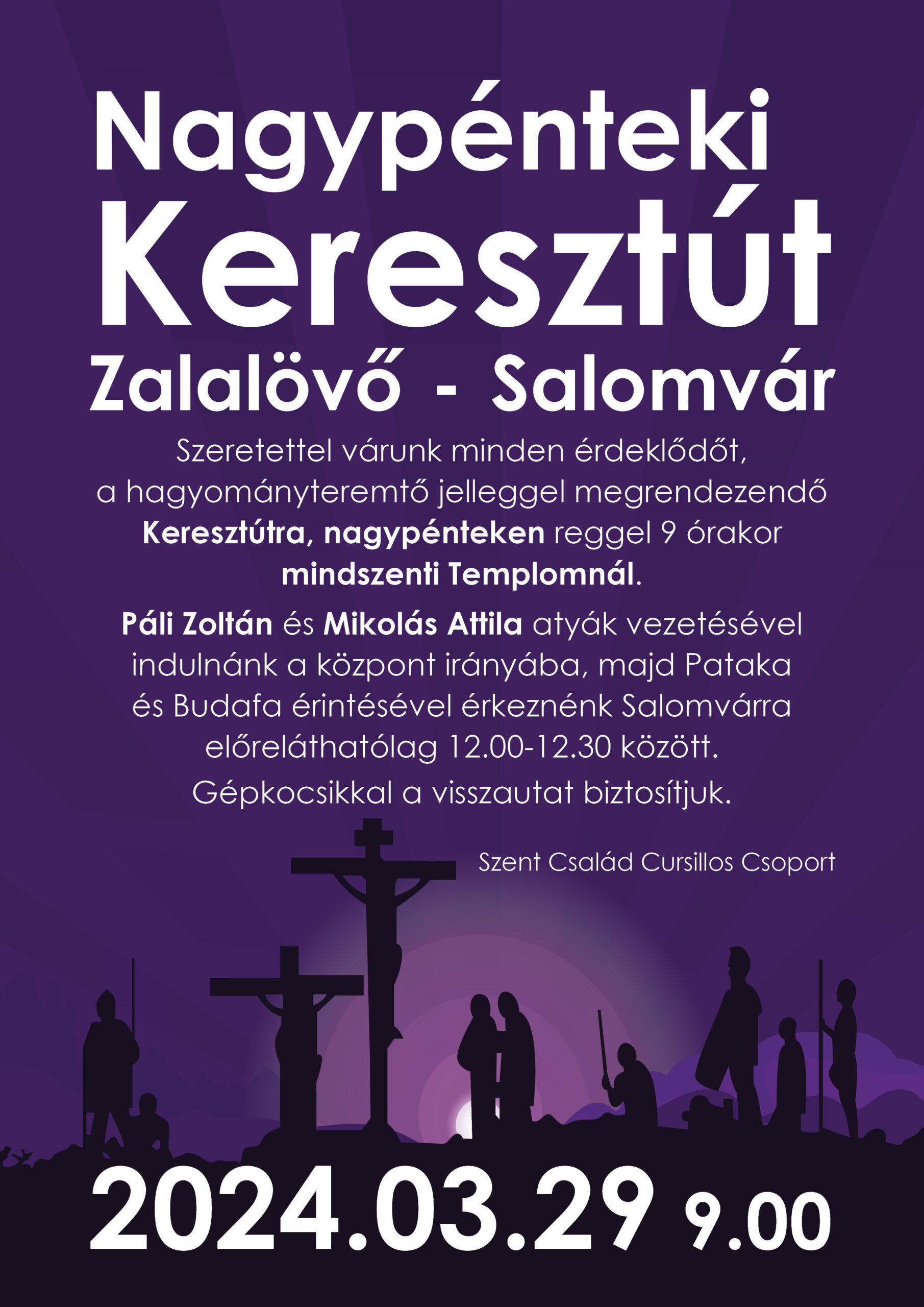 Nagypénteki Keresztút Zalalövő – Salomvár