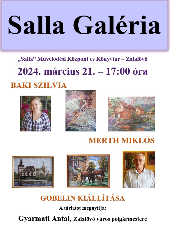 Baki Szilvia és Merth Miklós gobelin kiállítása