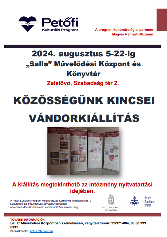 Közösségünk Kincsei Vándorkiállítás