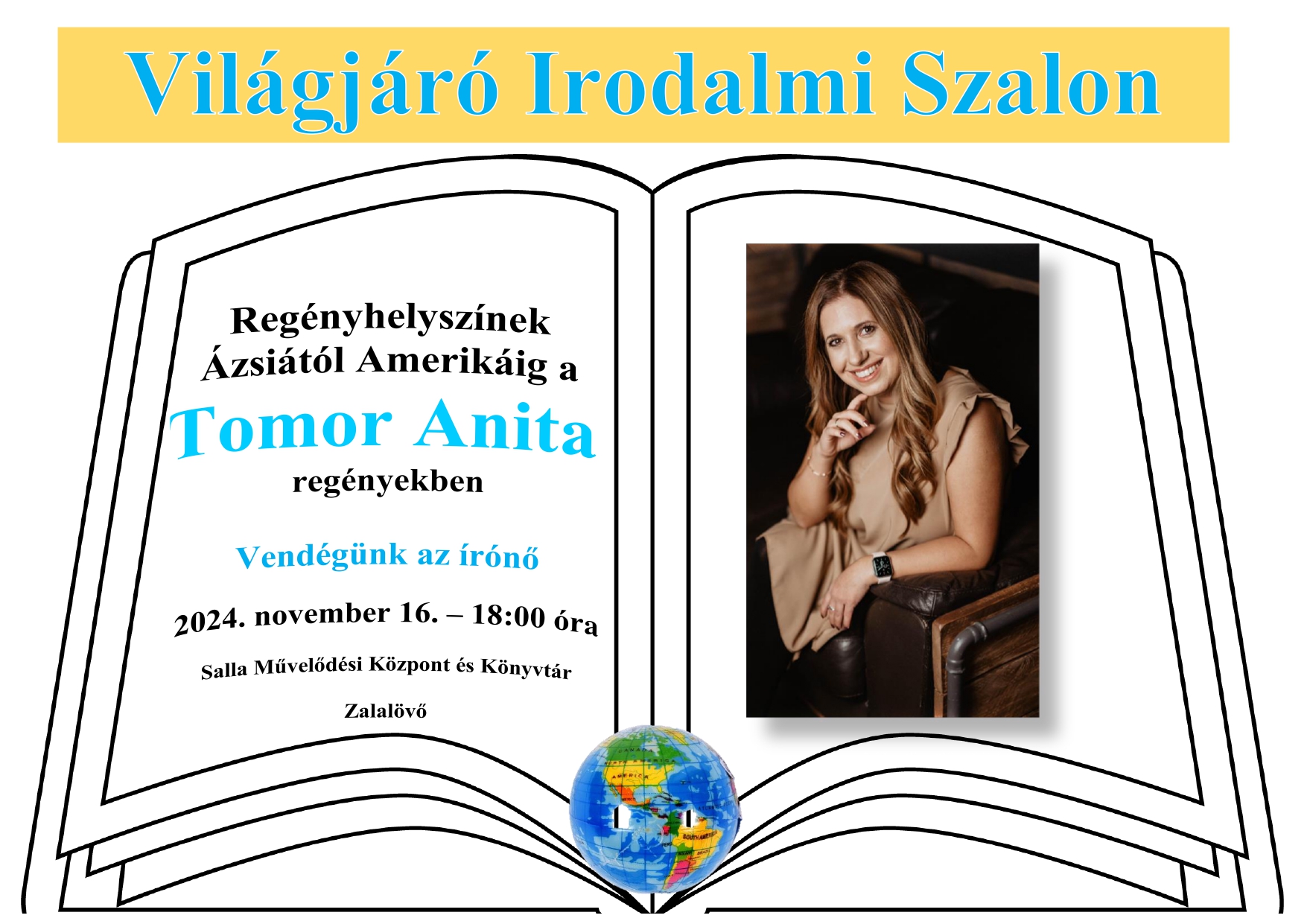 Világjáró Irodalmi Szalon – Tomor Anita