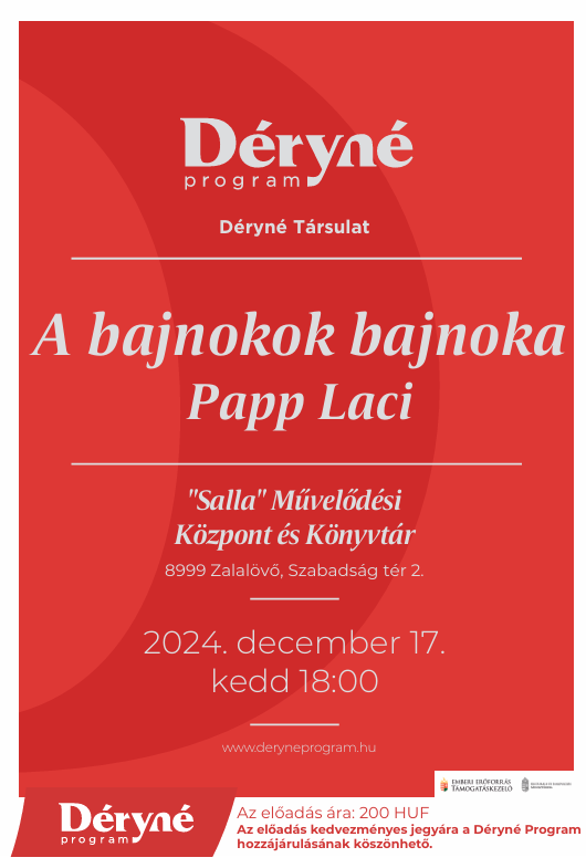 Déryné – A bajnokok bajnoka Papp Laci
