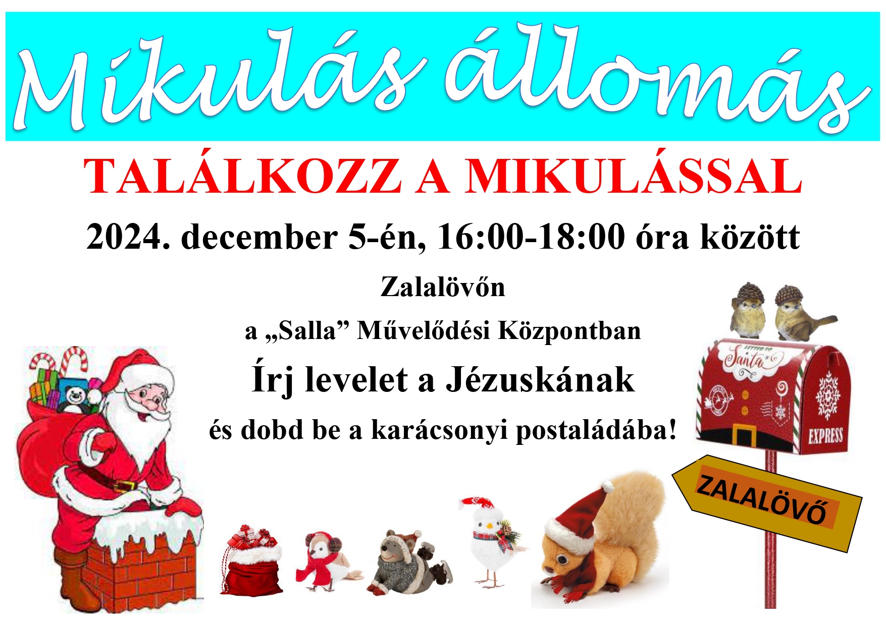 TALÁLKOZZ A MIKULÁSSAL 2024. december 5-én
