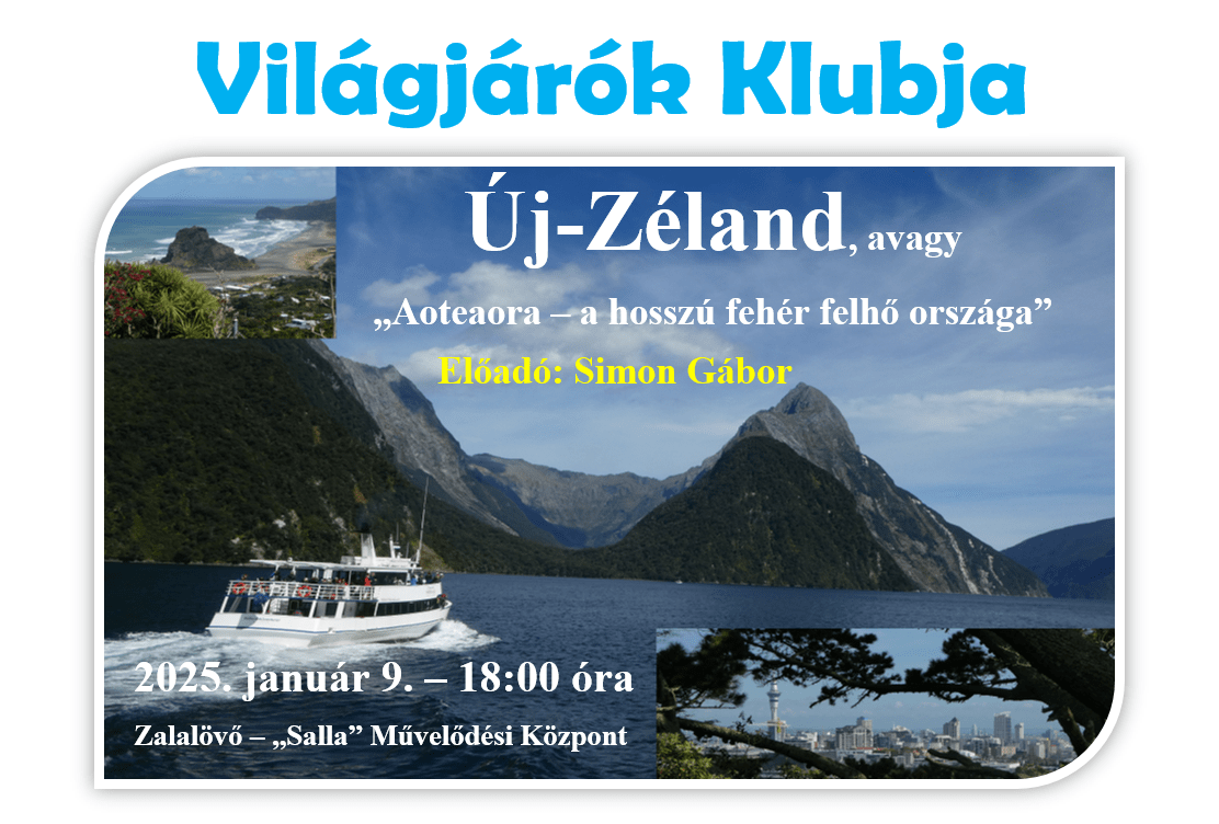 Világjárók Klubja – Új-Zéland