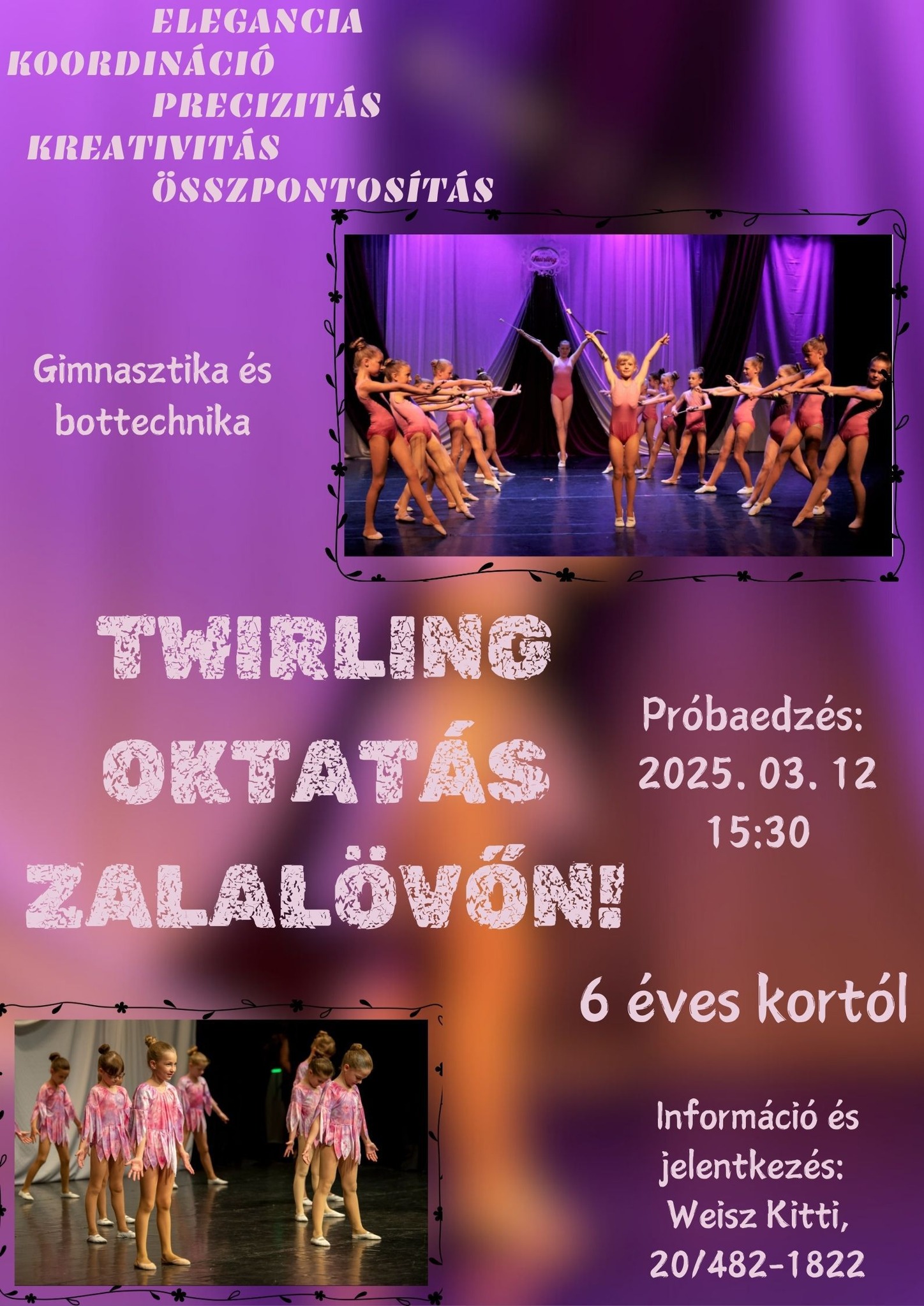 Twirling oktatás Zalalövőn