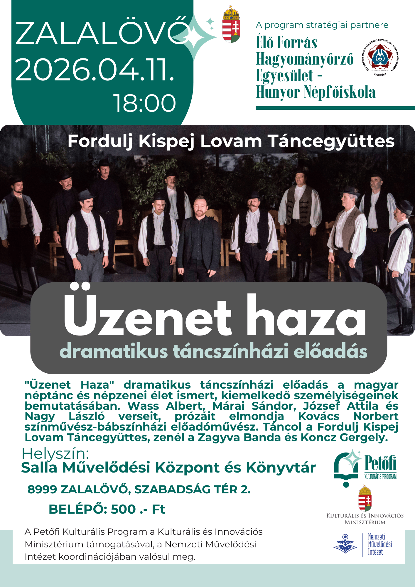 Üzenet haza – táncszínházi kiállítás