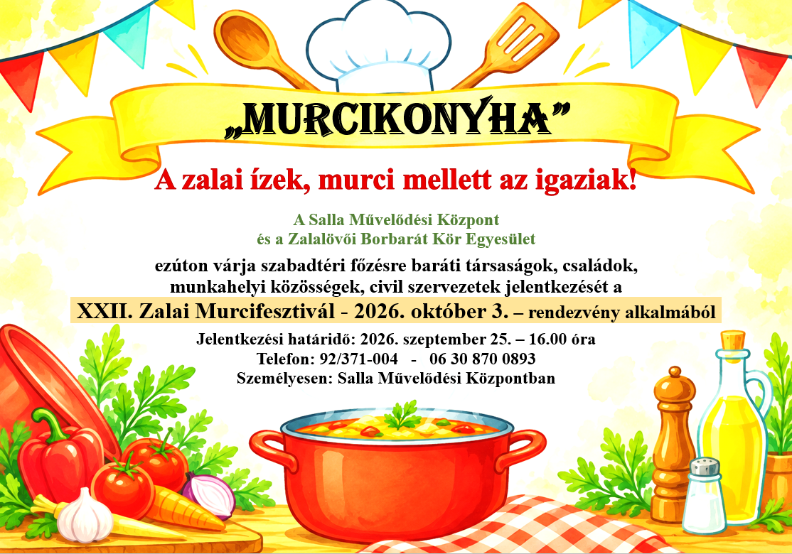 Murcikonyha  – felhívás